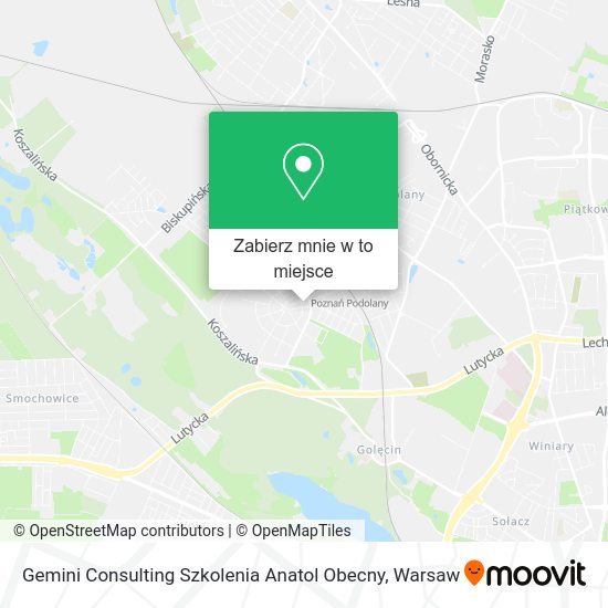 Mapa Gemini Consulting Szkolenia Anatol Obecny