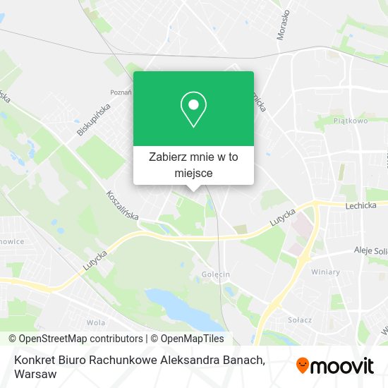 Mapa Konkret Biuro Rachunkowe Aleksandra Banach