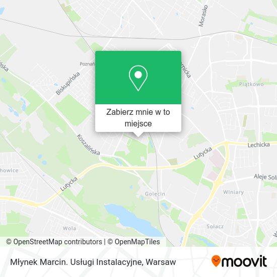 Mapa Młynek Marcin. Usługi Instalacyjne