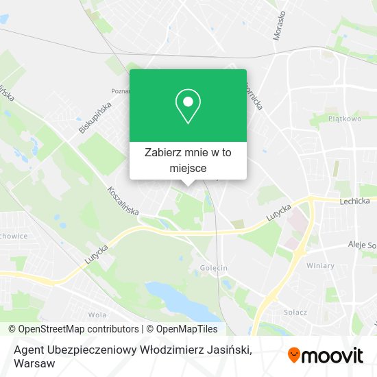 Mapa Agent Ubezpieczeniowy Włodzimierz Jasiński