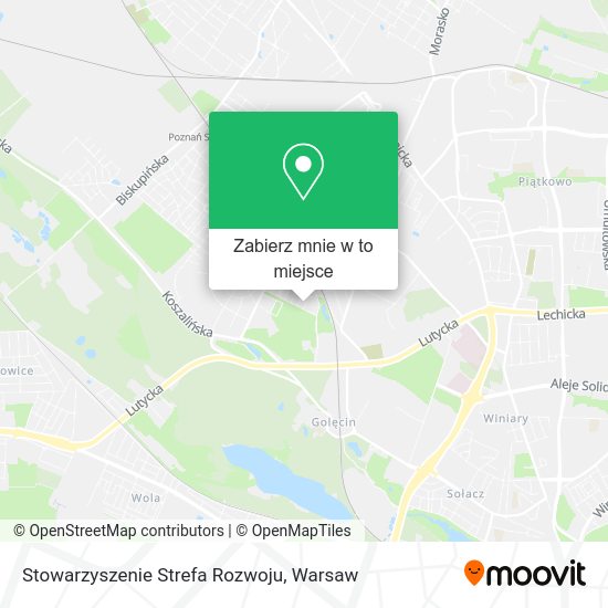 Mapa Stowarzyszenie Strefa Rozwoju