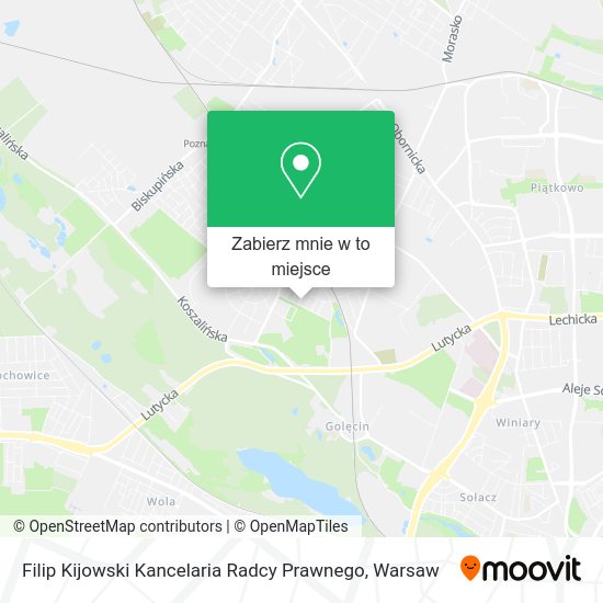 Mapa Filip Kijowski Kancelaria Radcy Prawnego