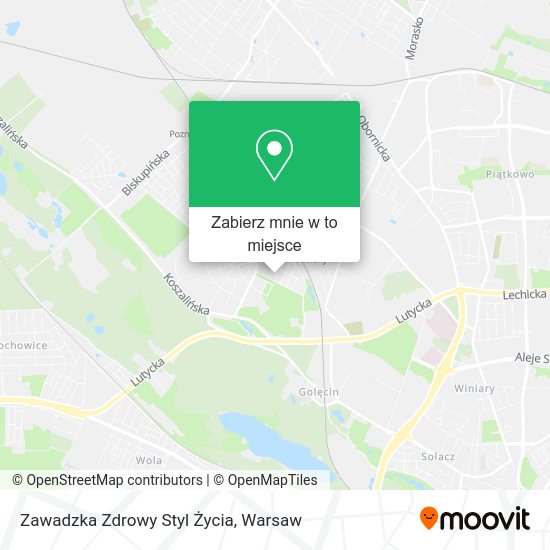 Mapa Zawadzka Zdrowy Styl Życia