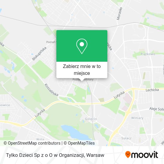 Mapa Tylko Dzieci Sp z o O w Organizacji