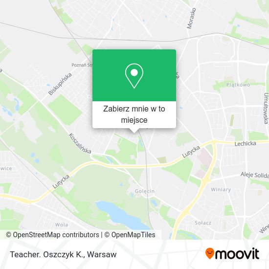 Mapa Teacher. Oszczyk K.