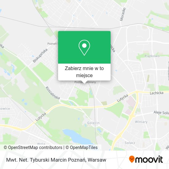 Mapa Mwt. Net. Tyburski Marcin Poznań