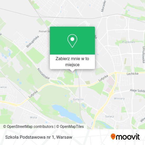 Mapa Szkoła Podstawowa nr 1