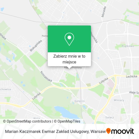 Mapa Marian Kaczmarek Ewmar Zakład Usługowy