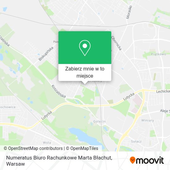 Mapa Numeratus Biuro Rachunkowe Marta Błachut