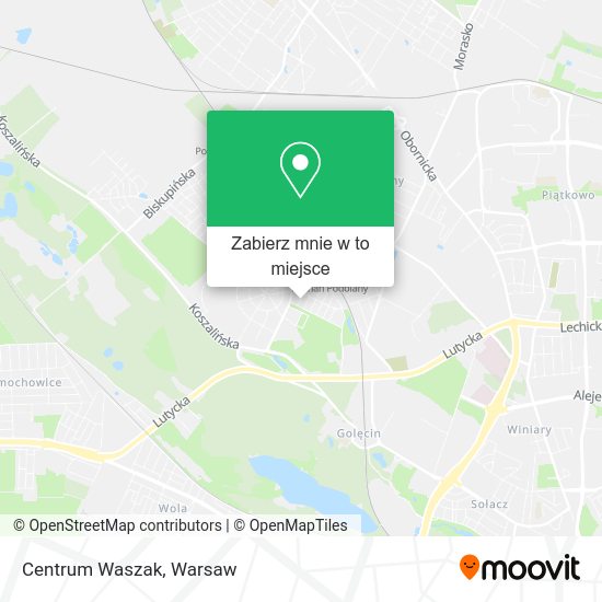 Mapa Centrum Waszak