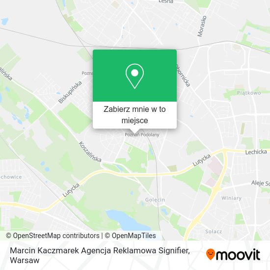 Mapa Marcin Kaczmarek Agencja Reklamowa Signifier