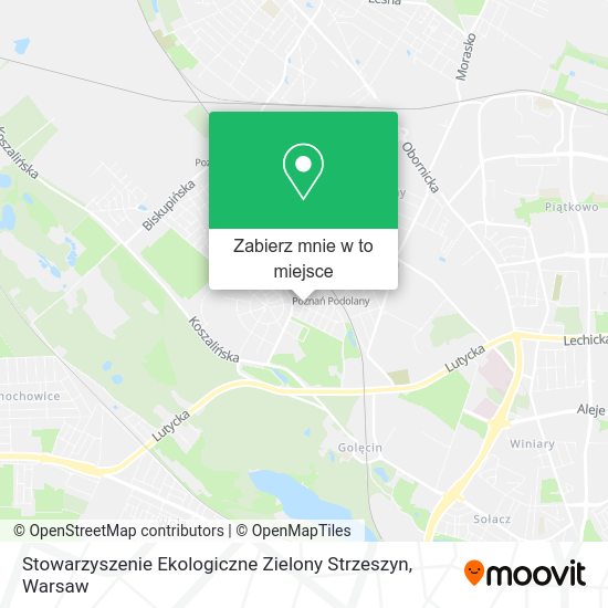 Mapa Stowarzyszenie Ekologiczne Zielony Strzeszyn