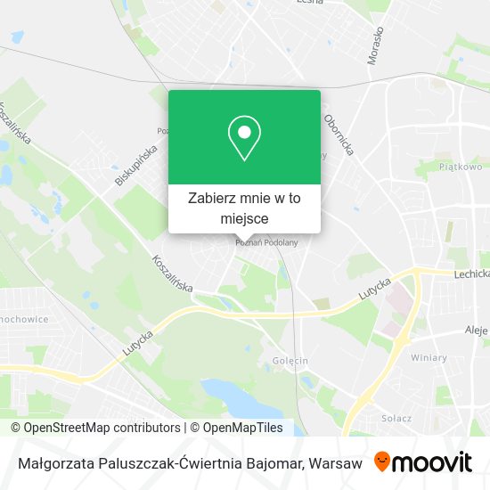 Mapa Małgorzata Paluszczak-Ćwiertnia Bajomar