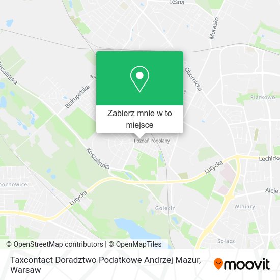 Mapa Taxcontact Doradztwo Podatkowe Andrzej Mazur