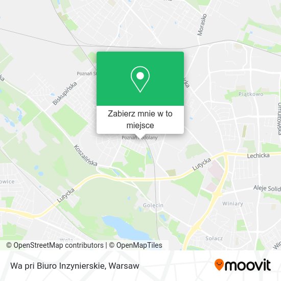 Mapa Wa pri Biuro Inzynierskie