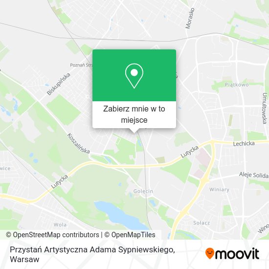 Mapa Przystań Artystyczna Adama Sypniewskiego