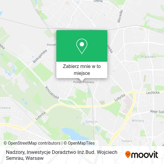 Mapa Nadzory, Inwestycje Doradztwo Inż.Bud. Wojciech Semrau