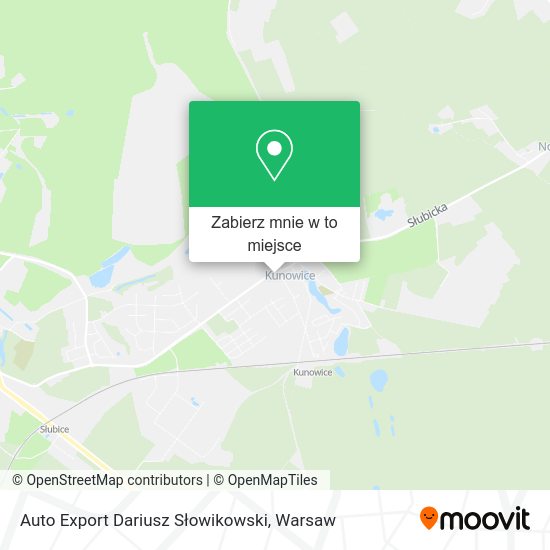 Mapa Auto Export Dariusz Słowikowski