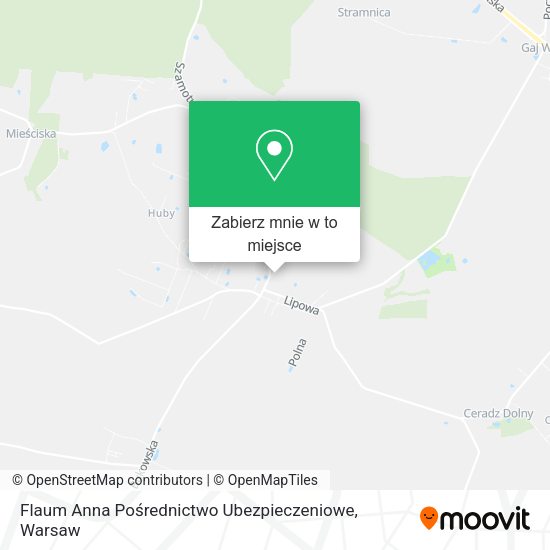 Mapa Flaum Anna Pośrednictwo Ubezpieczeniowe