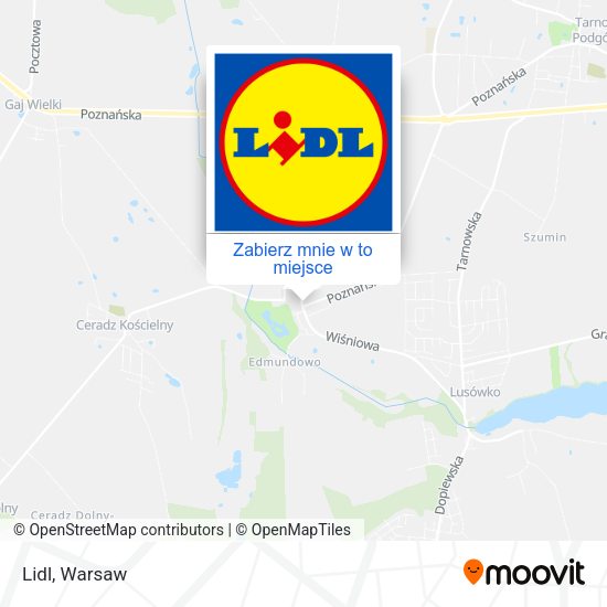 Mapa Lidl