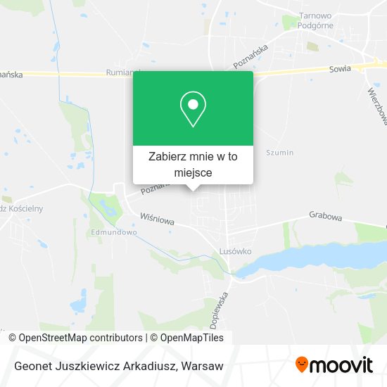 Mapa Geonet Juszkiewicz Arkadiusz