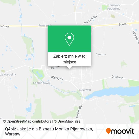 Mapa Q4biz Jakość dla Biznesu Monika Pijanowska