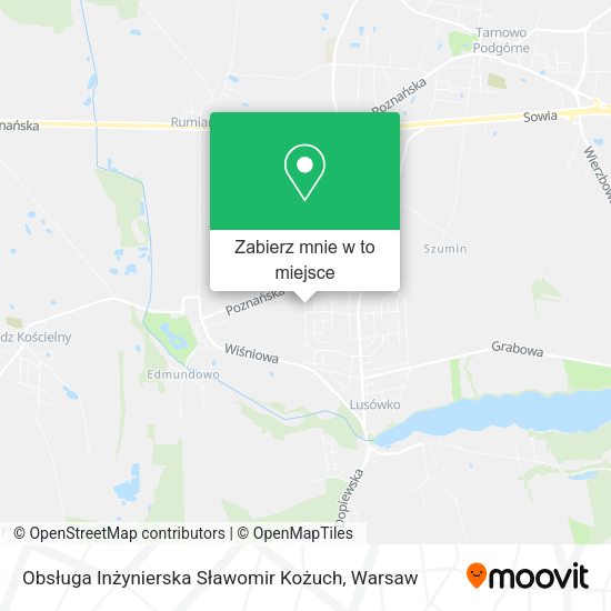 Mapa Obsługa Inżynierska Sławomir Kożuch