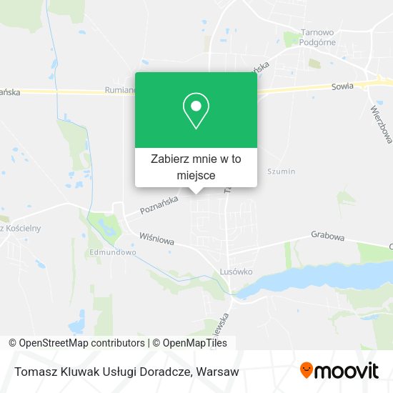 Mapa Tomasz Kluwak Usługi Doradcze