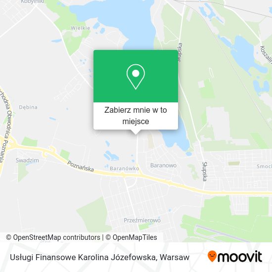 Mapa Usługi Finansowe Karolina Józefowska