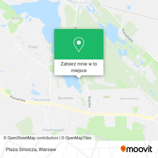 Mapa Plaża Smocza