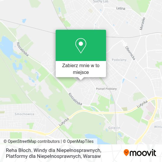 Mapa Reha Błoch. Windy dla Niepełnosprawnych, Platformy dla Niepełnosprawnych