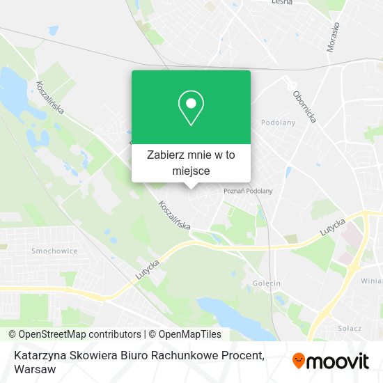 Mapa Katarzyna Skowiera Biuro Rachunkowe Procent