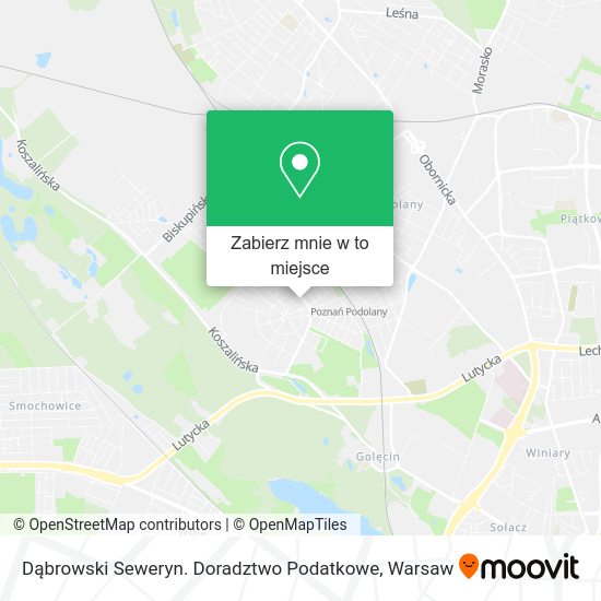 Mapa Dąbrowski Seweryn. Doradztwo Podatkowe