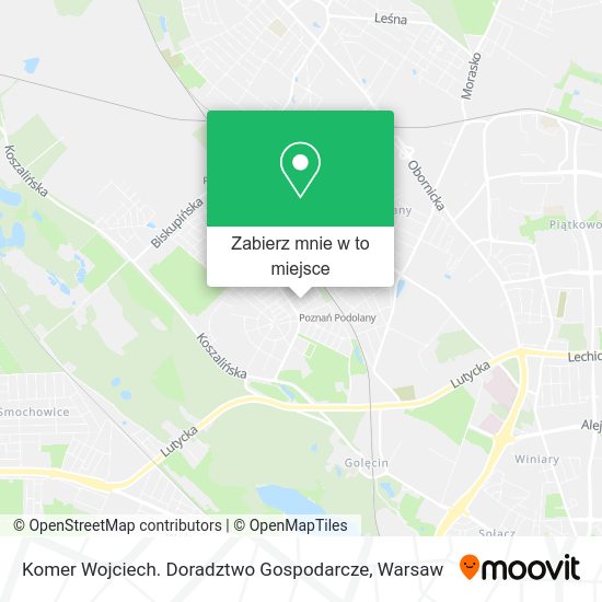 Mapa Komer Wojciech. Doradztwo Gospodarcze