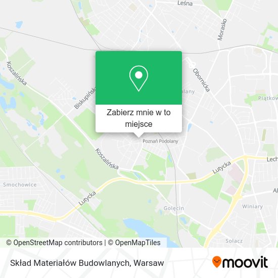 Mapa Skład Materiałów Budowlanych