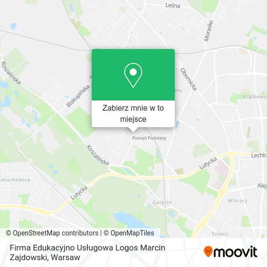 Mapa Firma Edukacyjno Usługowa Logos Marcin Zajdowski