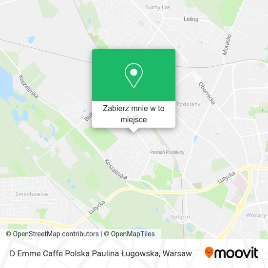 Mapa D Emme Caffe Polska Paulina Ługowska