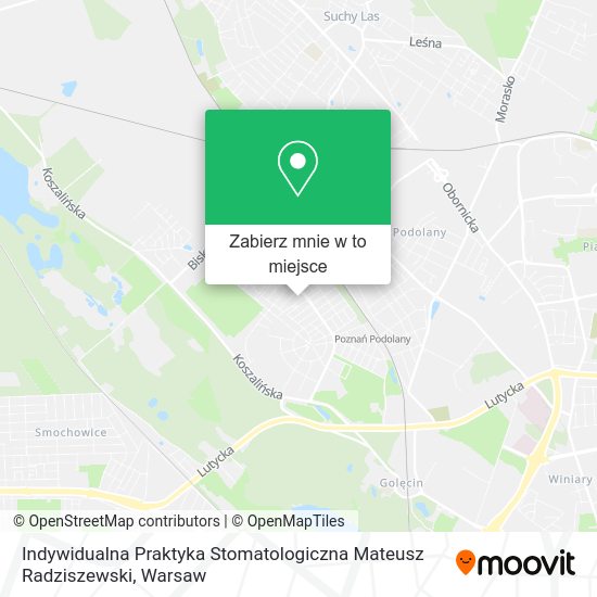 Mapa Indywidualna Praktyka Stomatologiczna Mateusz Radziszewski