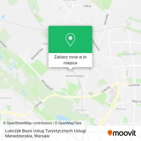 Mapa Lubczyk Biuro Uslug Turystycznych Uslugi Menedzerskie