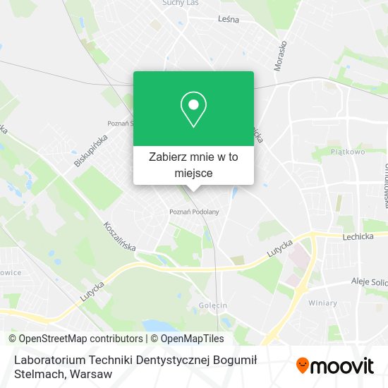 Mapa Laboratorium Techniki Dentystycznej Bogumił Stelmach