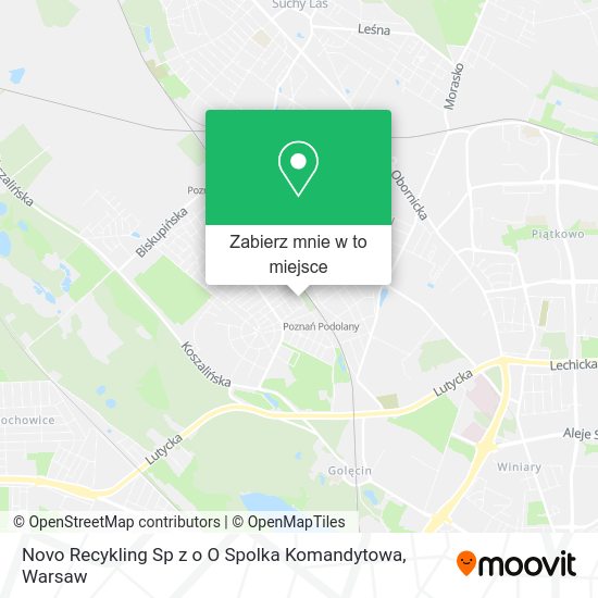 Mapa Novo Recykling Sp z o O Spolka Komandytowa