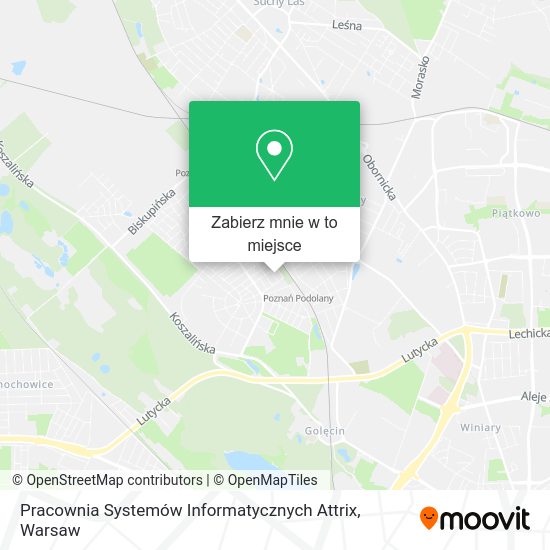 Mapa Pracownia Systemów Informatycznych Attrix