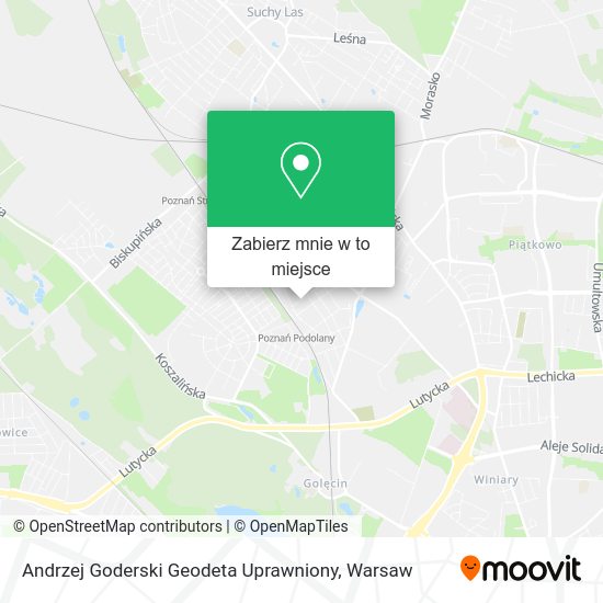 Mapa Andrzej Goderski Geodeta Uprawniony