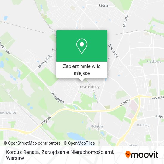 Mapa Kordus Renata. Zarządzanie Nieruchomościami