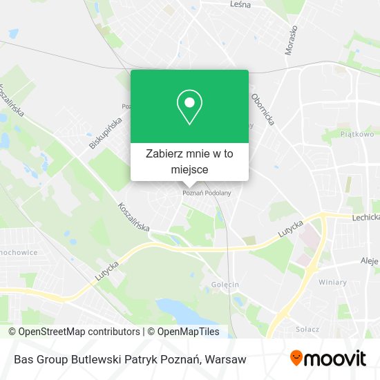 Mapa Bas Group Butlewski Patryk Poznań