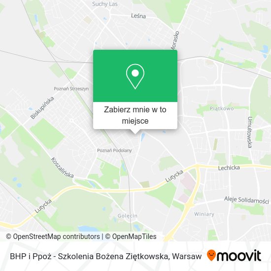 Mapa BHP i Ppoż - Szkolenia Bożena Ziętkowska