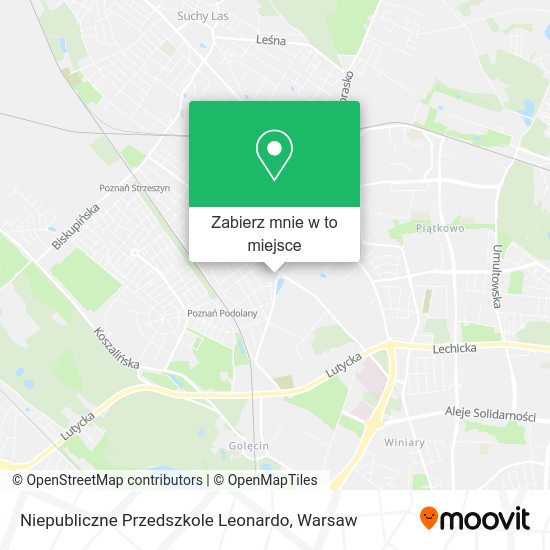 Mapa Niepubliczne Przedszkole Leonardo