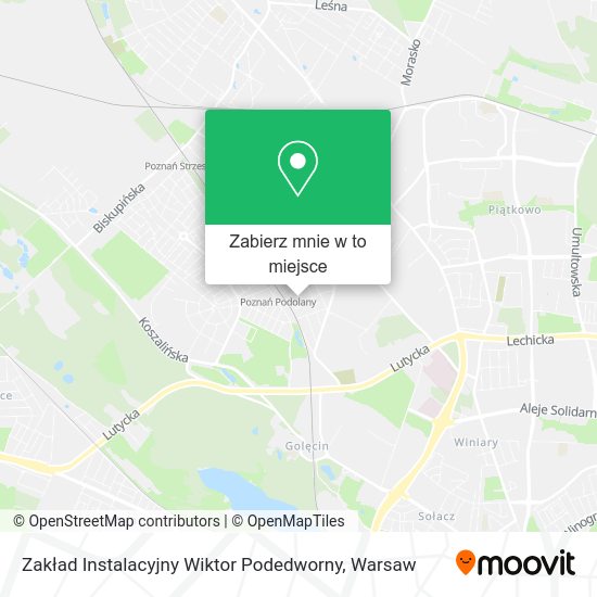 Mapa Zakład Instalacyjny Wiktor Podedworny