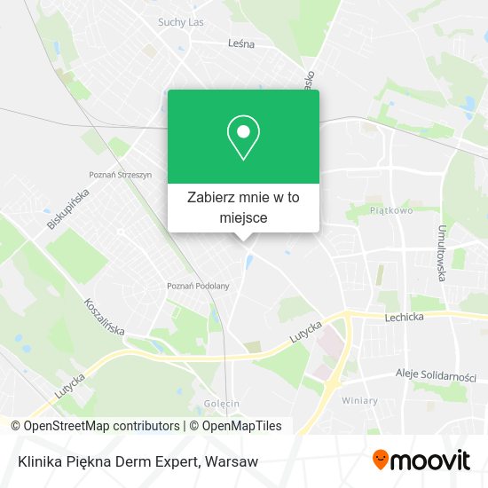 Mapa Klinika Piękna Derm Expert