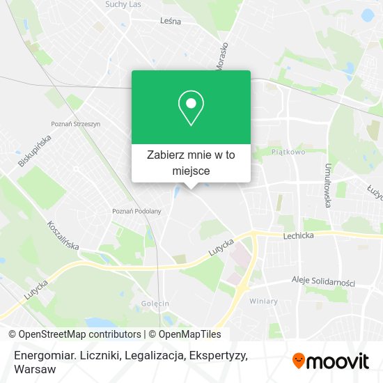 Mapa Energomiar. Liczniki, Legalizacja, Ekspertyzy